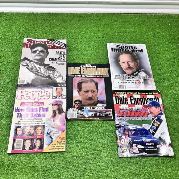 2001 Dale Earnhardt Sports Illustrated Magazine Lot NASCAR Racing Legend Mint